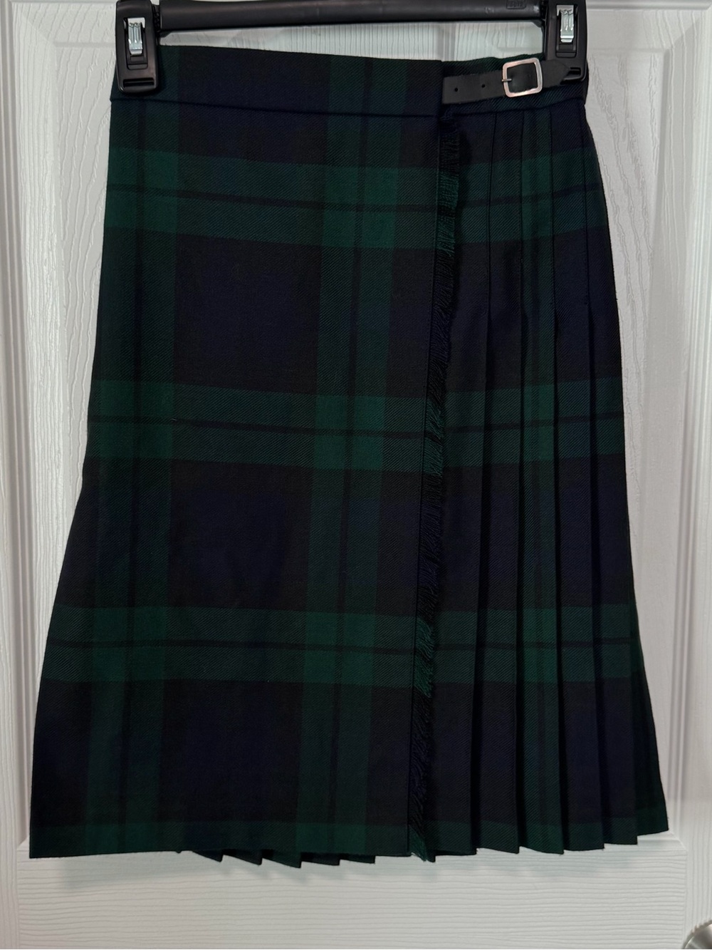James Pringle Weavers Classic Tartan Pleated Skirt Kids 9/10 years